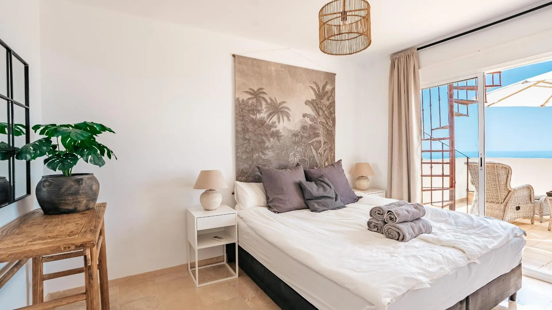 New Renovated Townhouse With Sea View And Jacuzzi Villa Malaga Spain